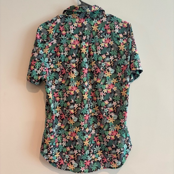 Chubbies The Bloomerang Floral BreezeTech Lightweight Button Up Shirt XS Beach - Picture 9 of 11